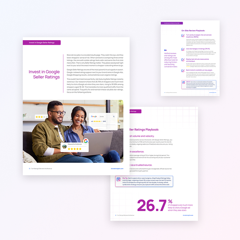 Turn Ratings & Reviews Into Revenue - Pages